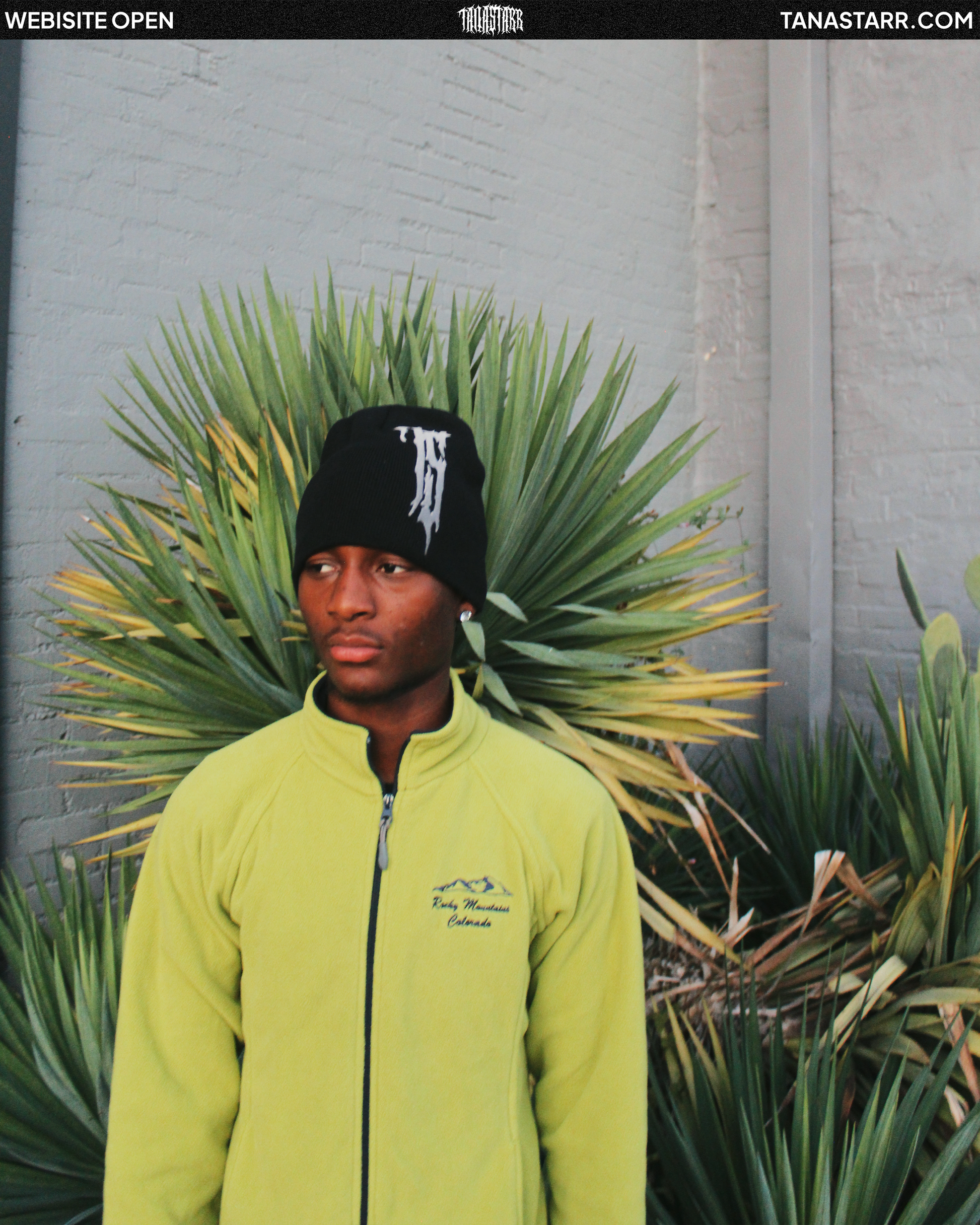 Black “TS” Beanie