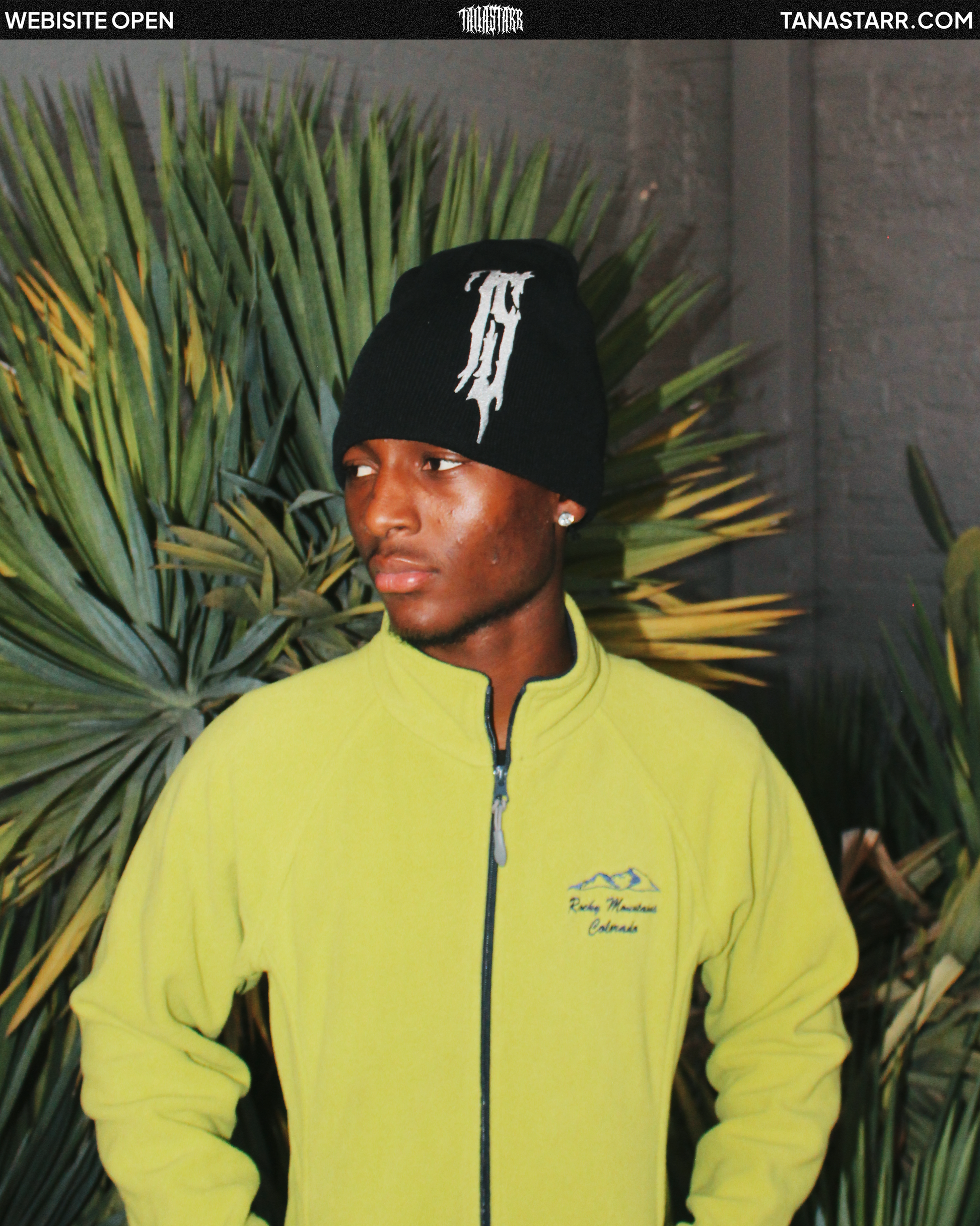 Black “TS” Beanie