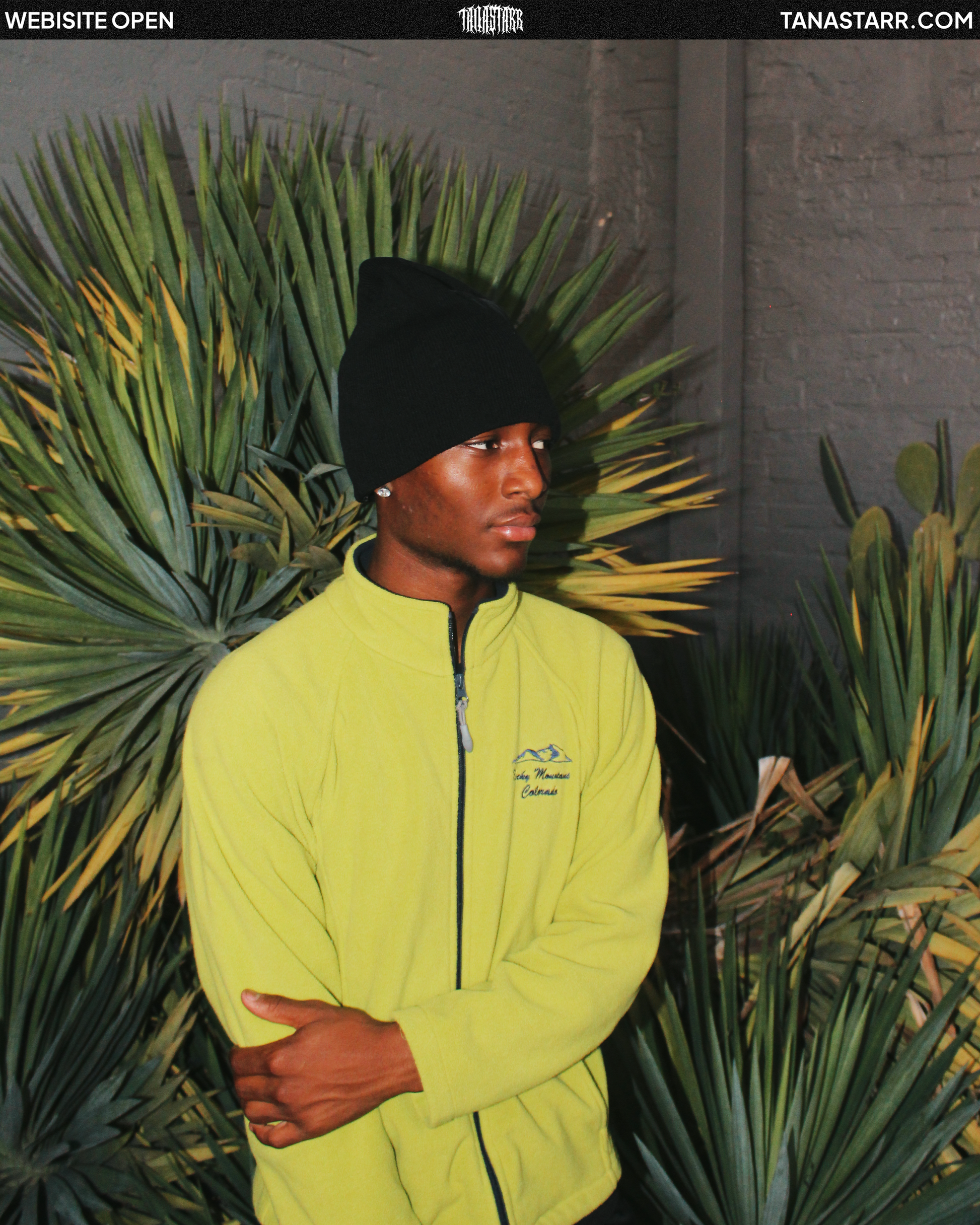 Black “TS” Beanie